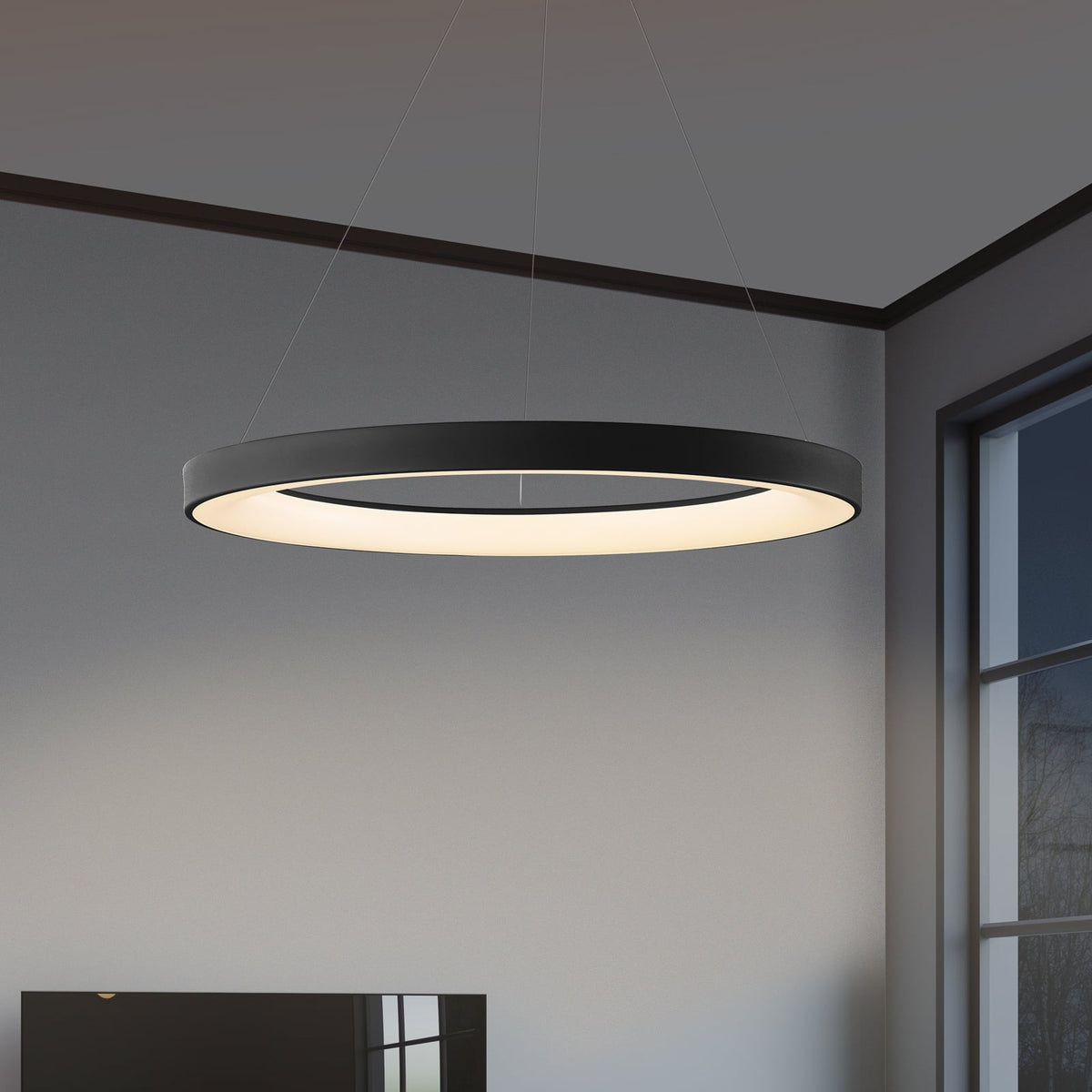 Lumitierra Nebula, lámpara Colgante LED Inteligente CCT
