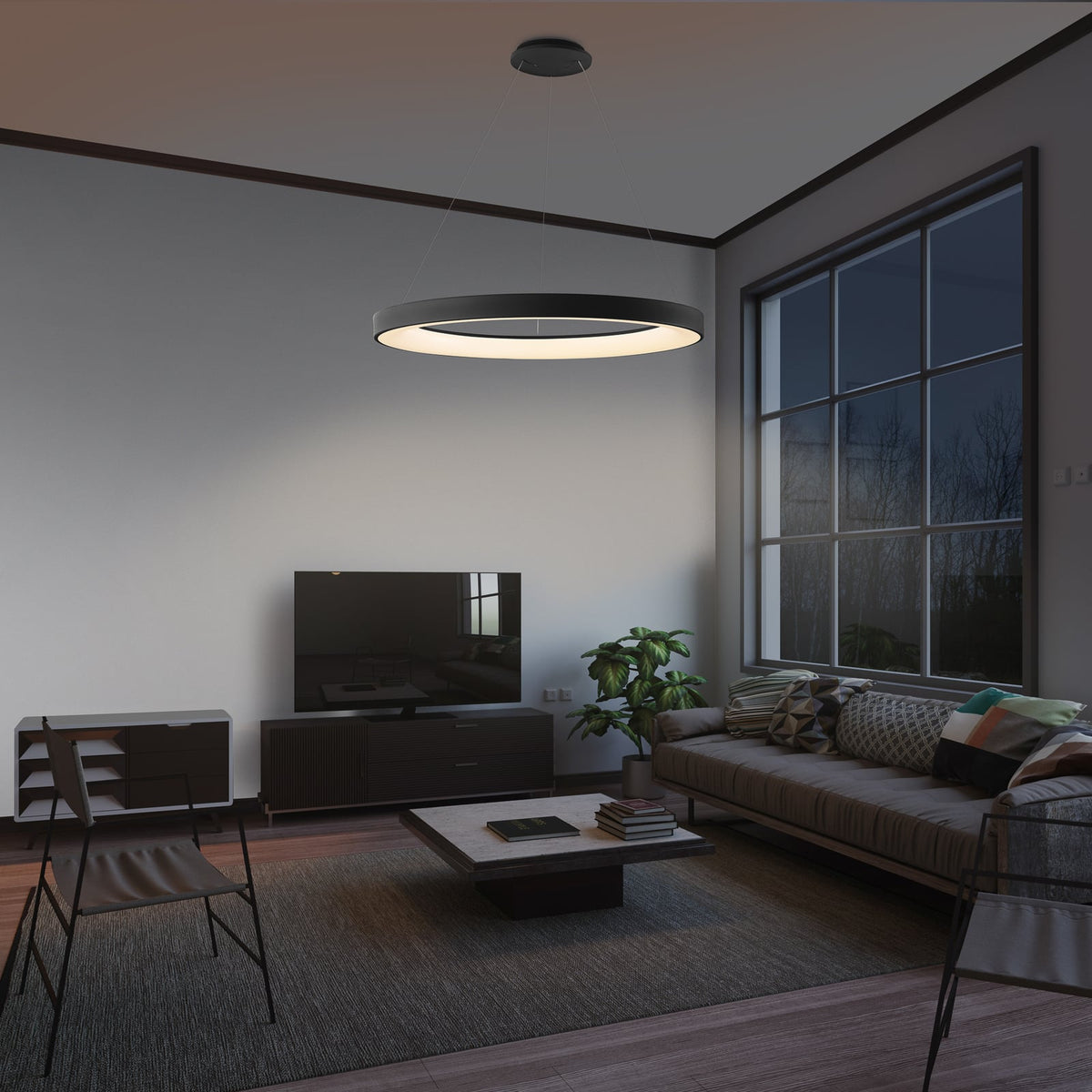 Lumitierra Nebula, lámpara Colgante LED Inteligente CCT (vista 2)