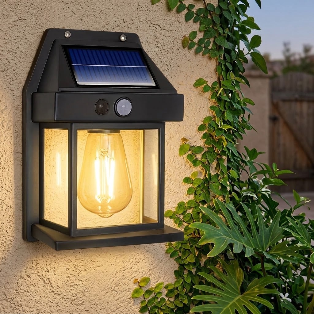Lumitierra Onice — Solar Outdoor Wall Light