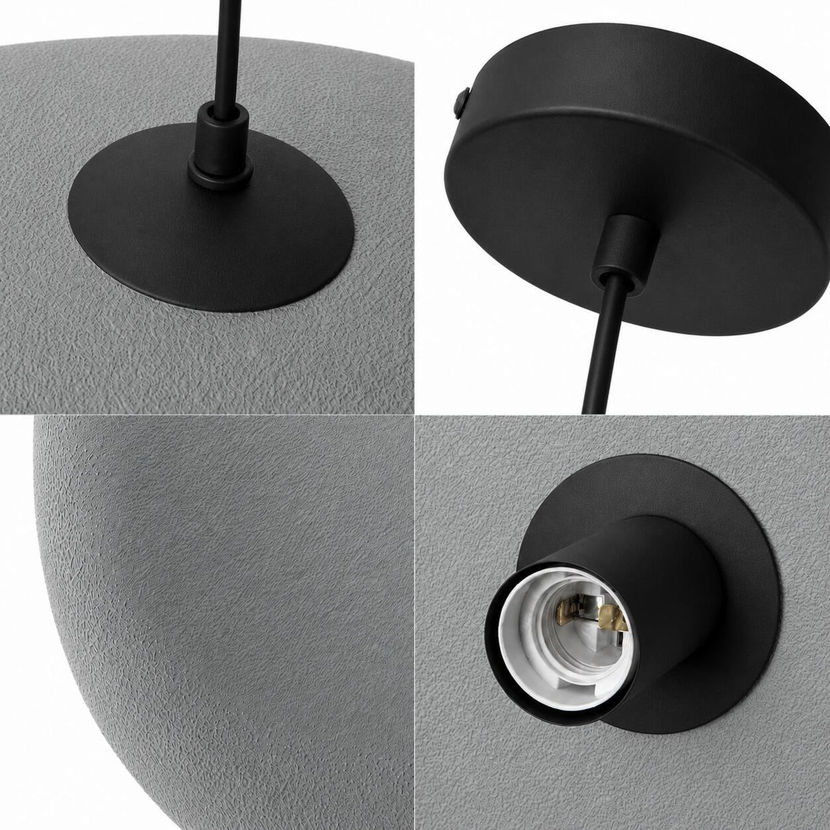 Lumitierra Roble — Wabi-Sabi E27 Pendant Lamp