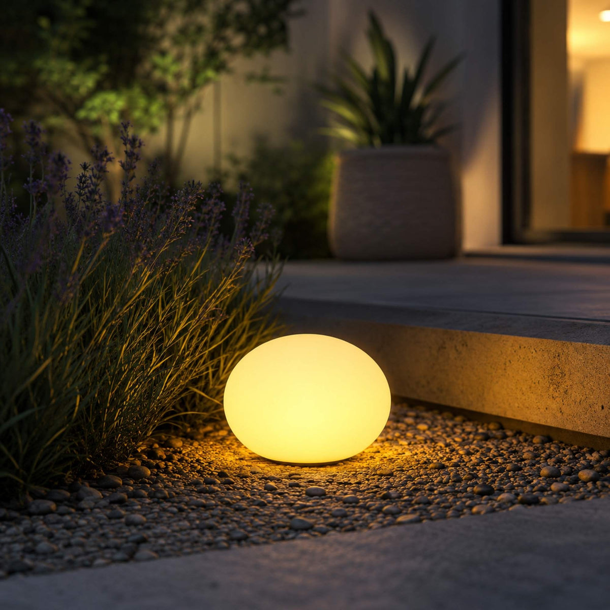 Lumitierra Nova, lámpara LED Recargable RGBW para Exterior