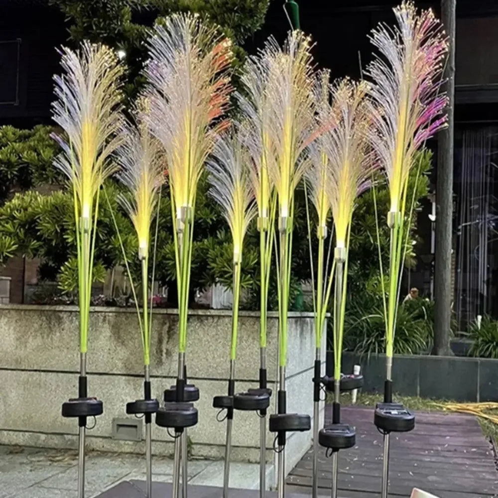 Lumitierra Reed — Solar Garden Cane-Shaped Beacon