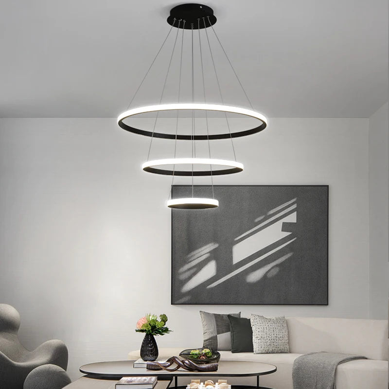 Lumitierra Marea, candelabro Colgante Circular LED (vista 4)
