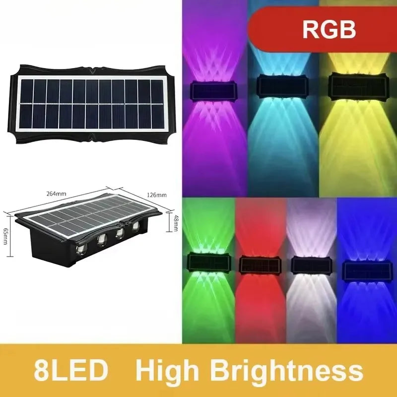 Lumitierra Levante — Up/Down Solar Wall Light