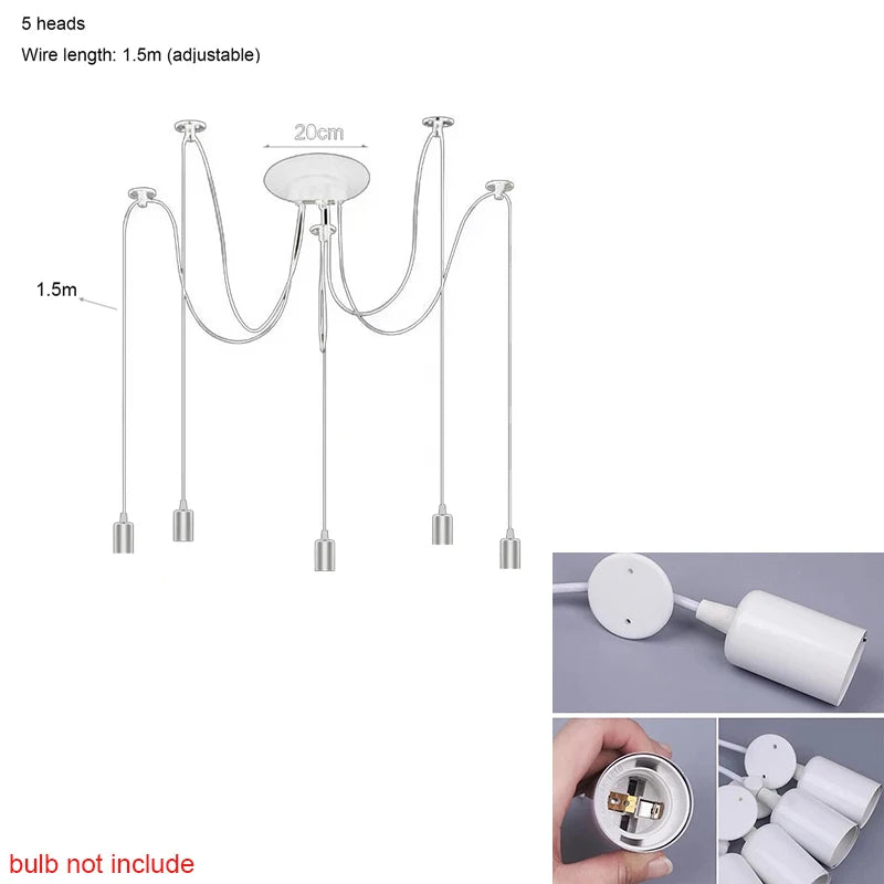 Lumitierra Ribera — Multi-Light Chandelier Pendant