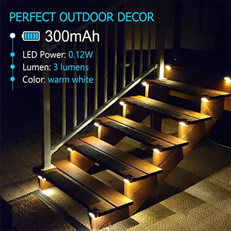 Lumitierra Sendero — Solar Step Light for Stairs