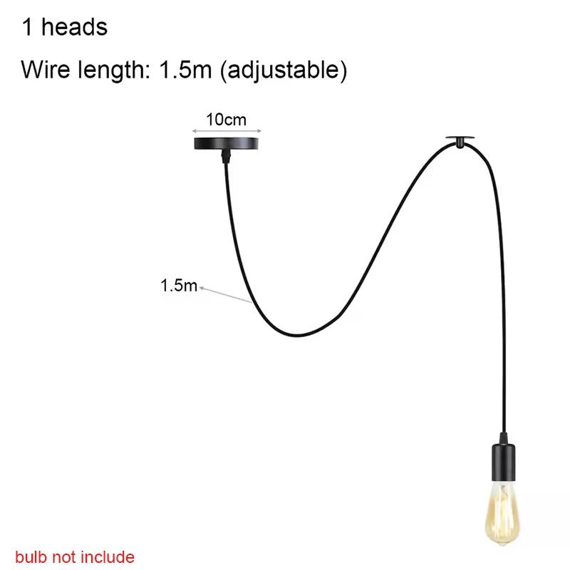 Lumitierra Ribera — Multi-Light Chandelier Pendant