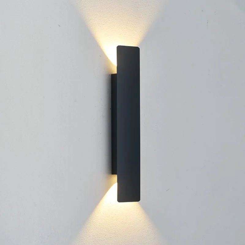 Lumitierra Section — 18W Aluminum Linear Outdoor Wall Light