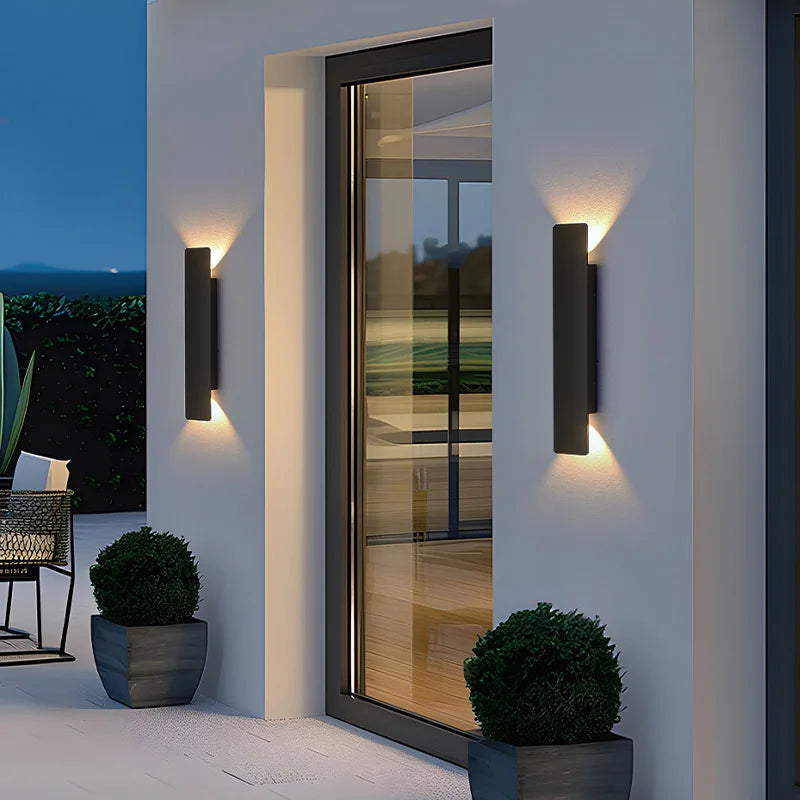 Lumitierra Section — 18W Aluminum Linear Outdoor Wall Light