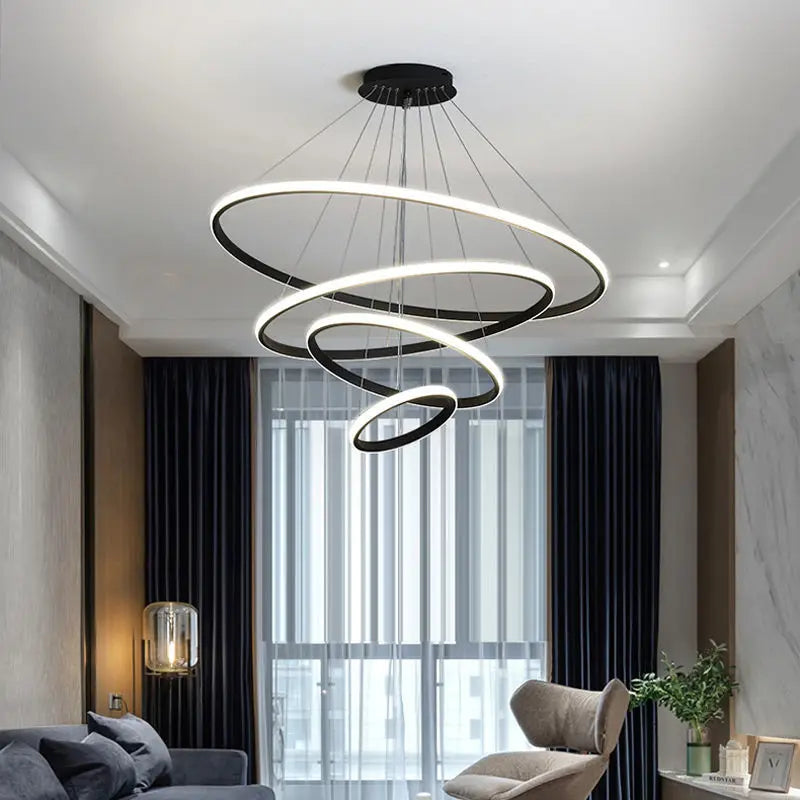 Lumitierra Marea, candelabro Colgante Circular LED (vista 3)