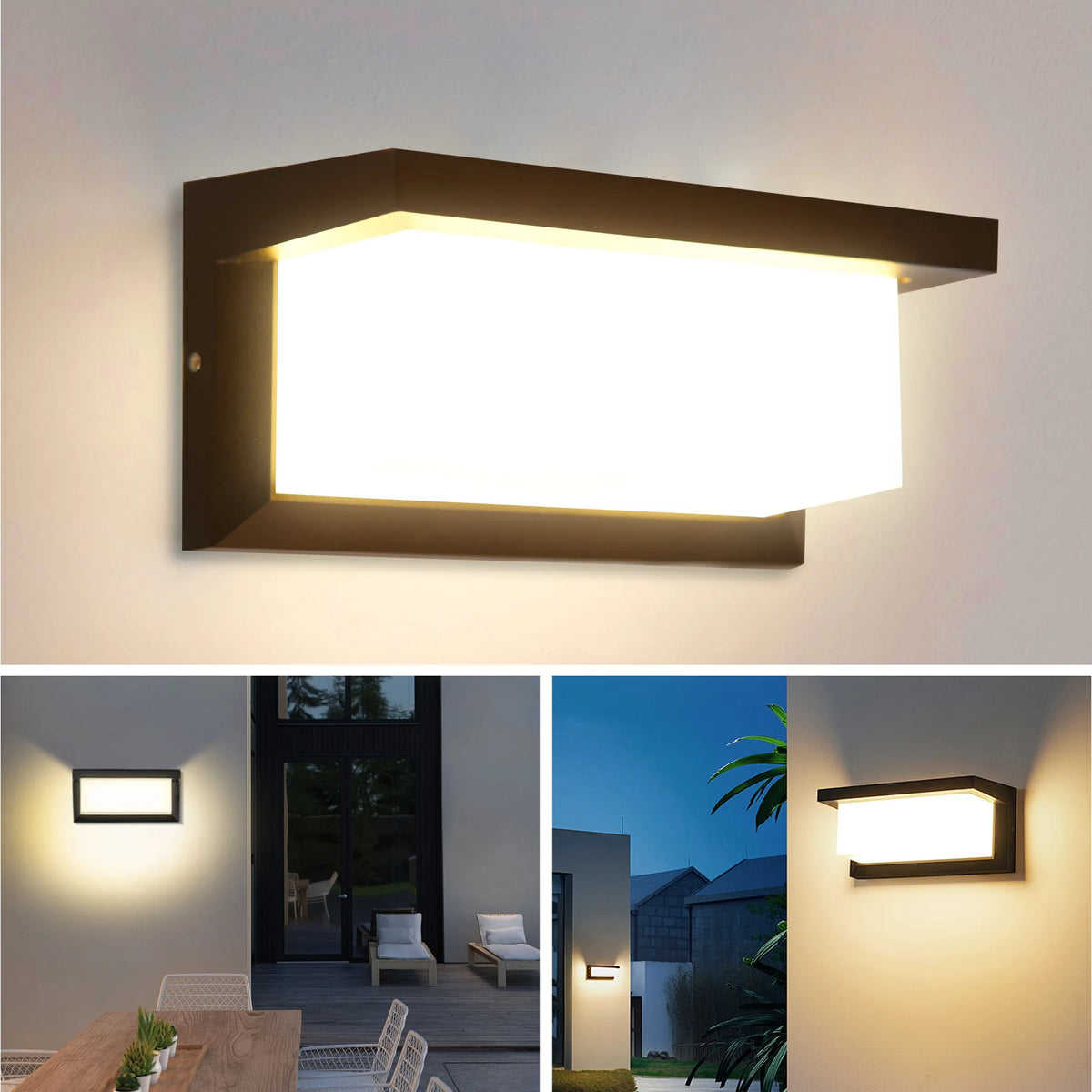 Lumitierra Arce — Vintage Rectangular Wall Light