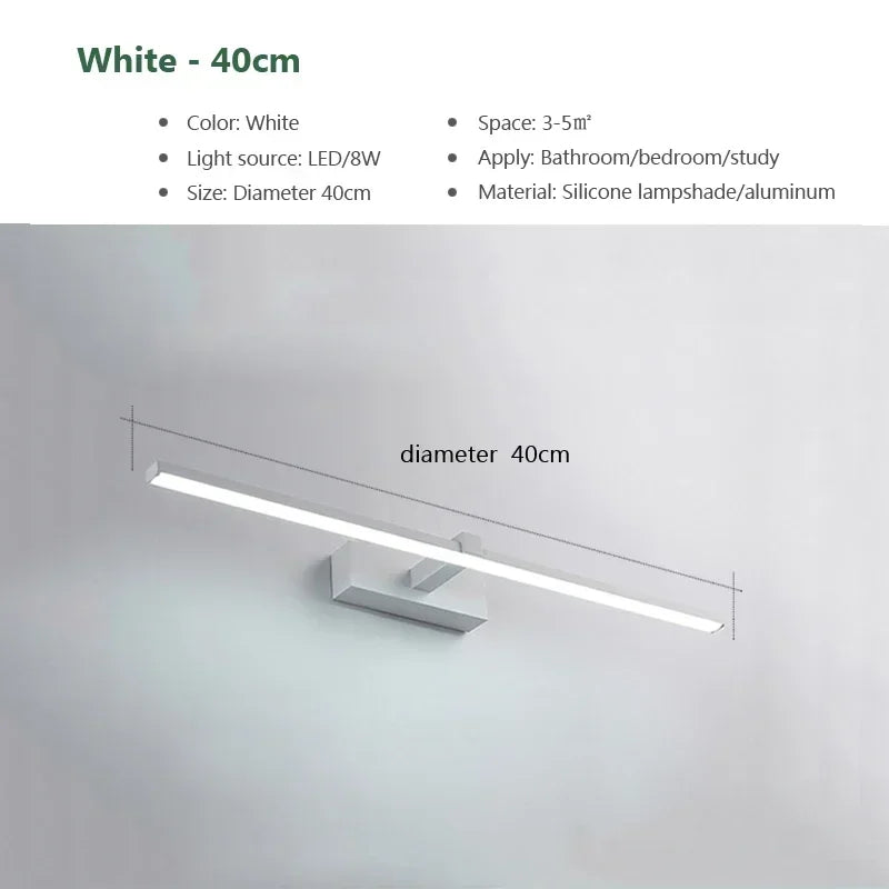 Lumitierra Linen — LED Wall Sconce for Bedroom and Bathroom