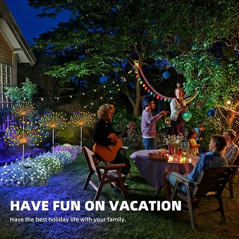 Lumitierra Chispa — 200-LED Copper Wire Solar String Light