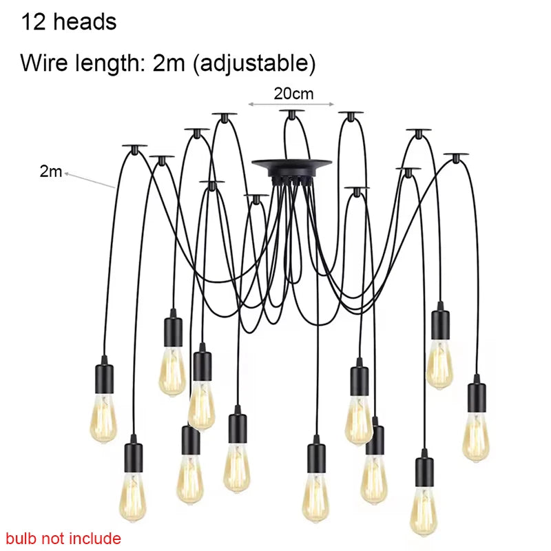 Lumitierra Ribera — Multi-Light Chandelier Pendant