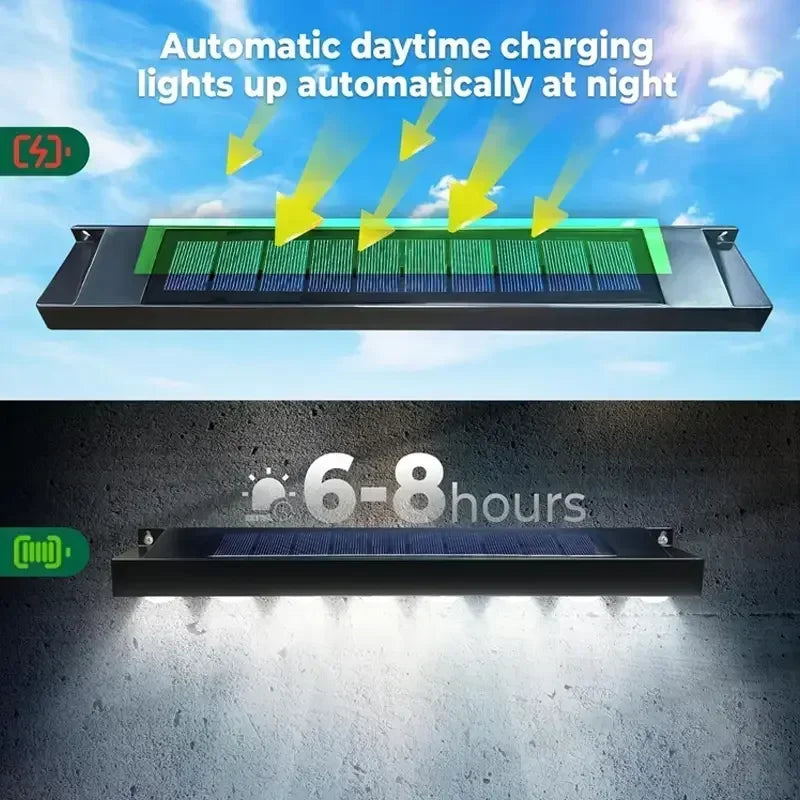Lumitierra Wall Lantern — Solar Wall Light with Lens