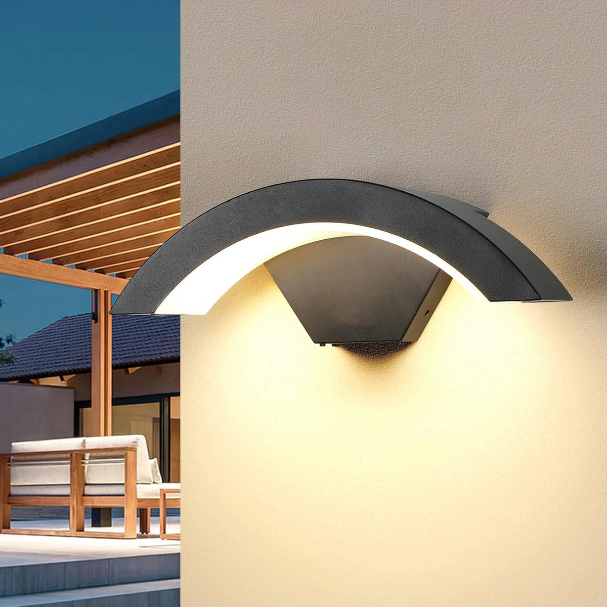 Lumitierra Ocaso — 24W LED Outdoor Wall Sconce