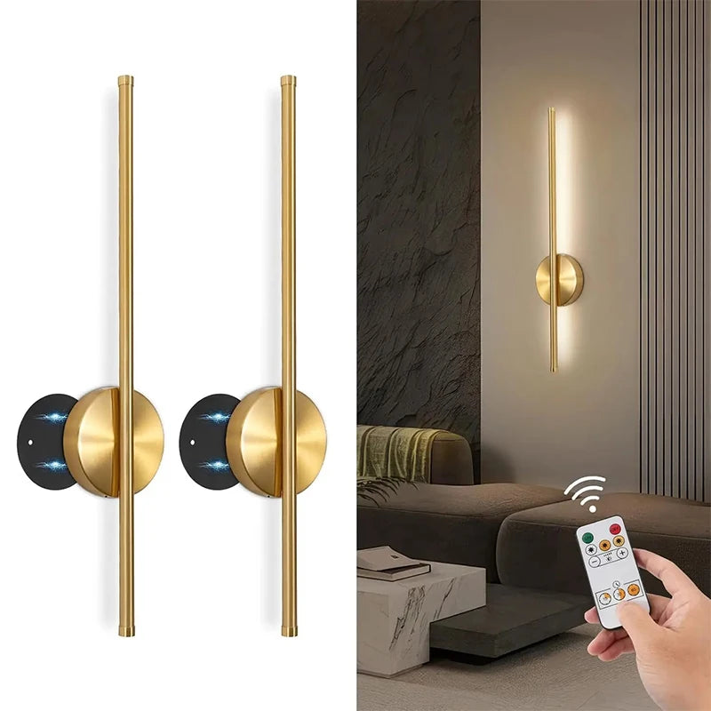 Lumitierra Cenit — Rechargeable LED Wall Light with Remote