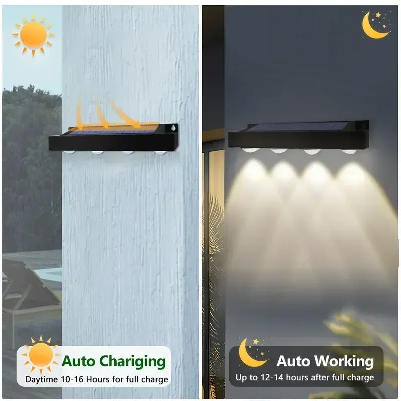 Lumitierra Farol — Solar Wall Light with Lens