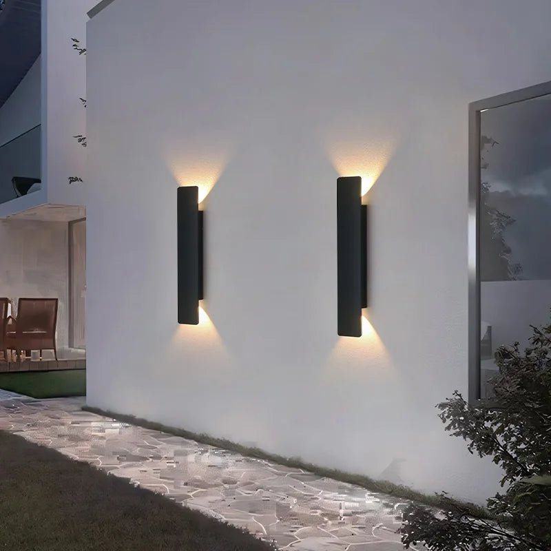 Lumitierra Section — 18W Aluminum Linear Outdoor Wall Light