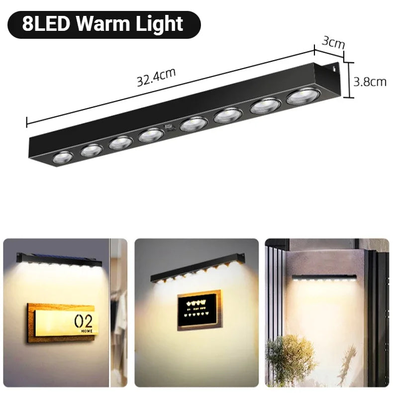 Lumitierra Farol — Solar Wall Light with Lens
