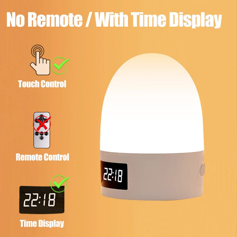 Lumitierra Nana — 3-Tone Rechargeable Touch Night Light