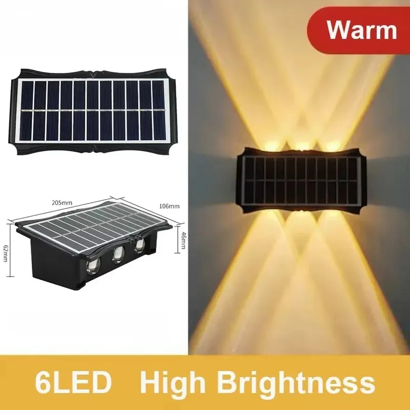 Lumitierra Levante — Up and Down Solar Wall Light
