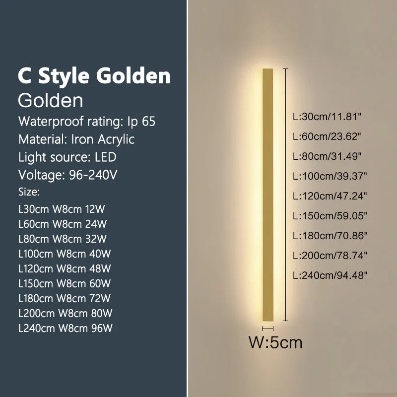 Lumitierra Pena — IP65 Outdoor LED Wall Light