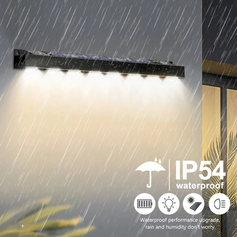Lumitierra Wall Lantern — Solar Wall Light with Lens