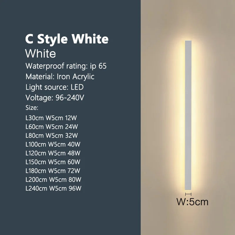 Lumitierra Pena — IP65 Outdoor LED Wall Light