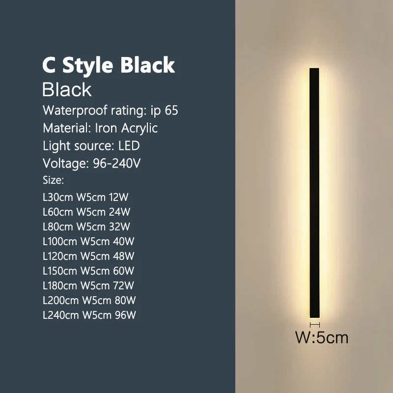 Lumitierra Peña — IP65 Outdoor LED Wall Sconce