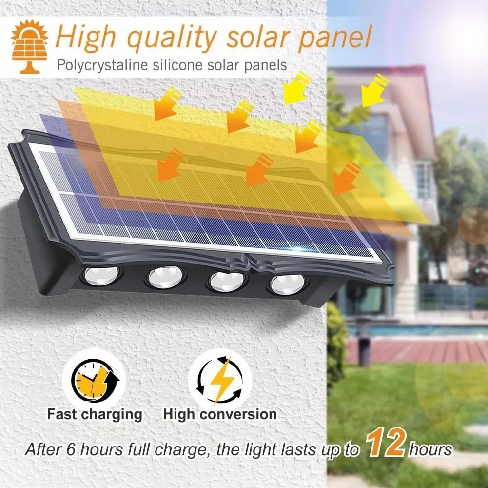 Lumitierra Levante — Up/Down Solar Wall Light