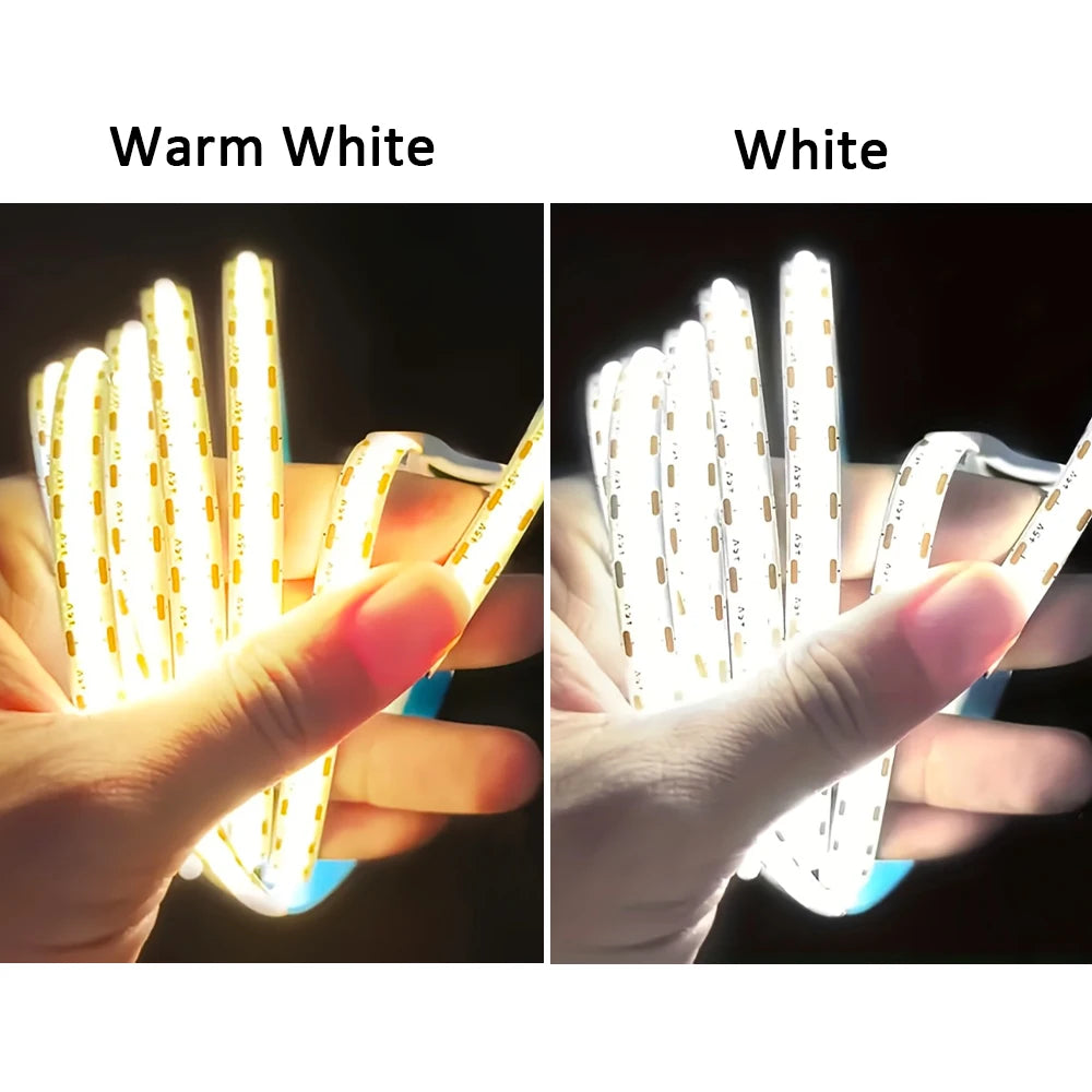 Lumitierra Vena — Battery-Powered COB LED Strip with Motion Sensor