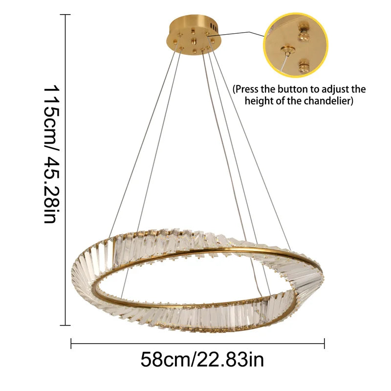 Lumitierra Selene, lámpara Colgante de Anillo LED (vista 9)