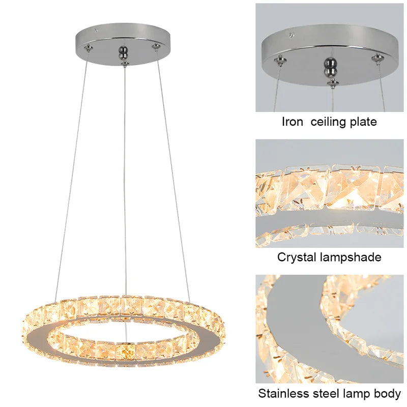 Lumitierra Selene, lámpara Colgante de Anillo LED (vista 6)