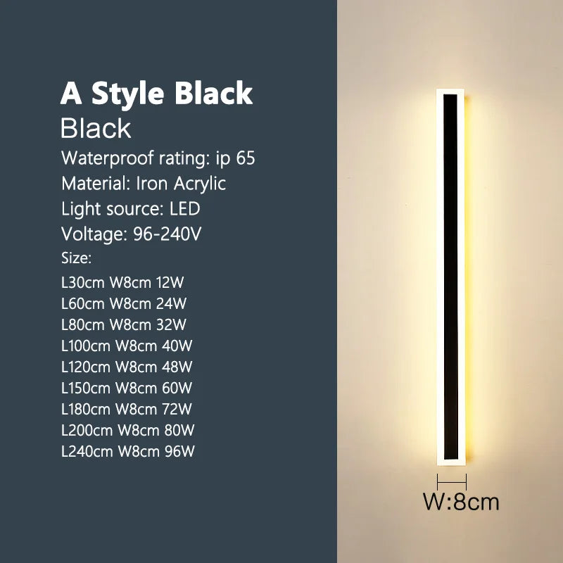Lumitierra Pena — IP65 Outdoor LED Wall Light