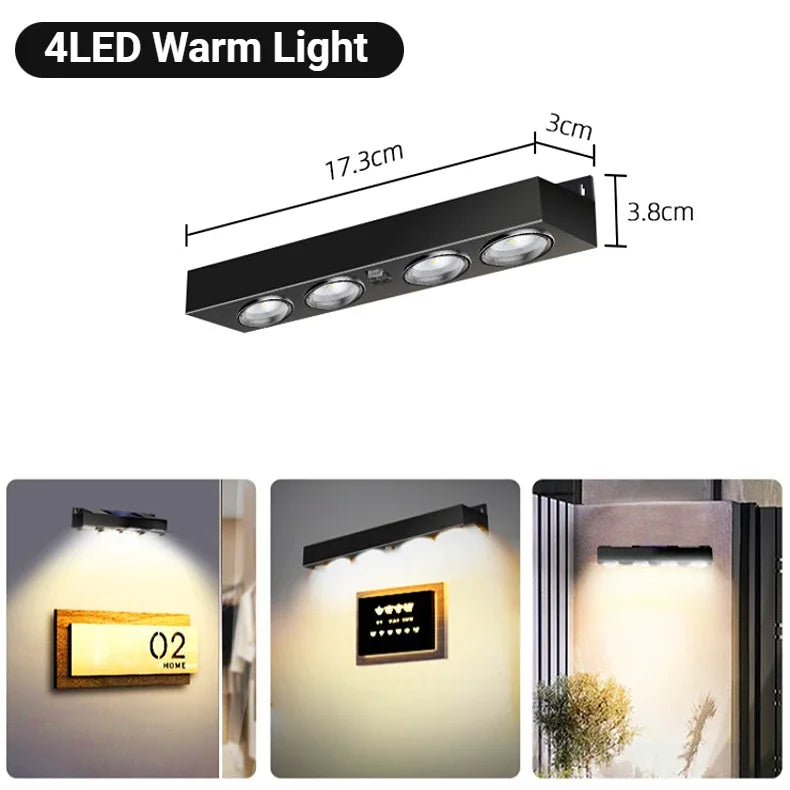 Lumitierra Farol — Solar Wall Light with Lens