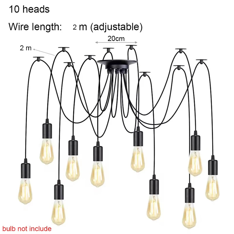Lumitierra Ribera — Multi-Light Chandelier Pendant