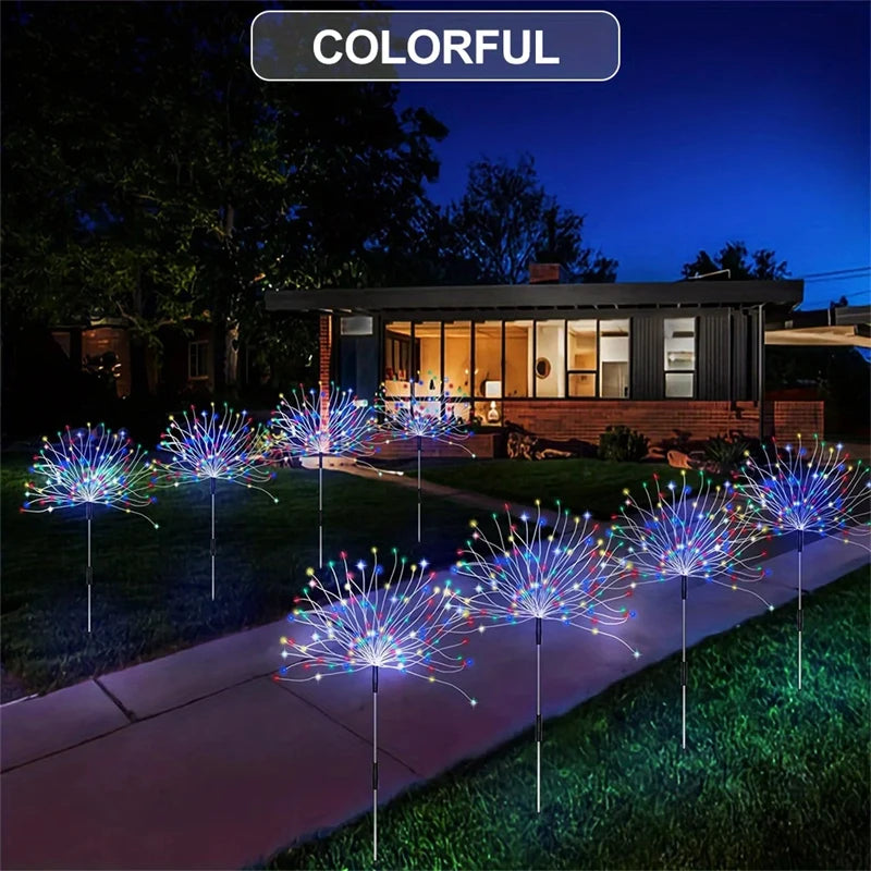 Lumitierra Spark — 200 LED Solar Copper Wire String Lights