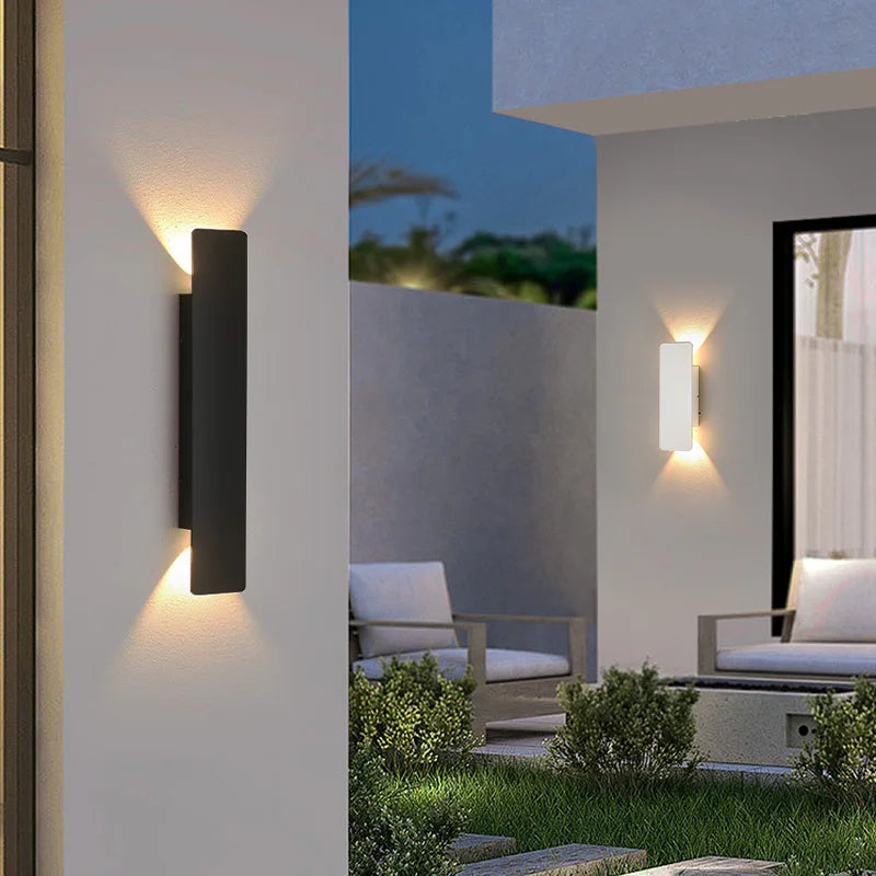 Lumitierra Section — 18W Aluminum Linear Outdoor Wall Light