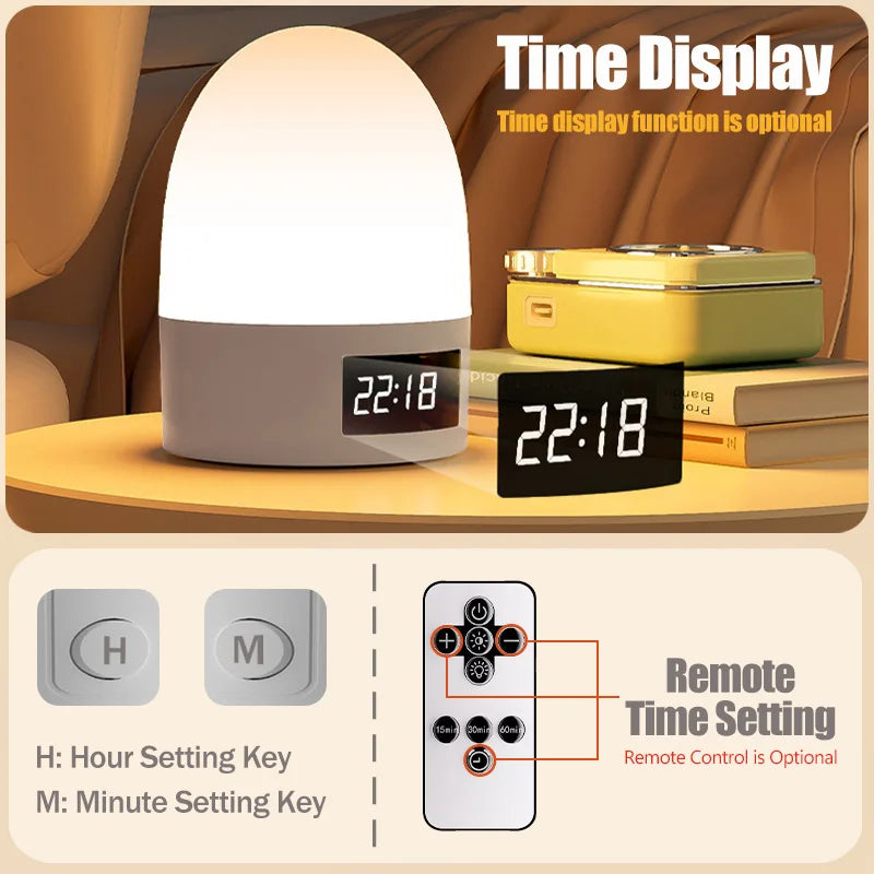 Lumitierra Nana — 3-Tone Rechargeable Touch Night Light