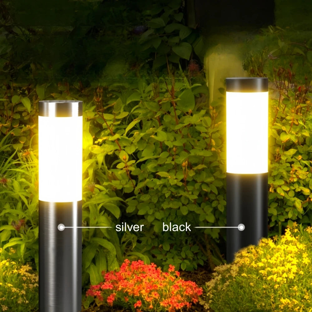 Lumitierra Salina — Stainless Steel Solar Path Light