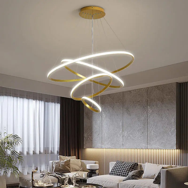 Lumitierra Marea, candelabro Colgante Circular LED (vista 2)