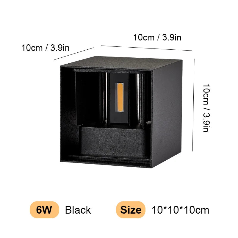 Lumitierra Aura, aplique LED Exterior IP65 12W/24W (vista 7)