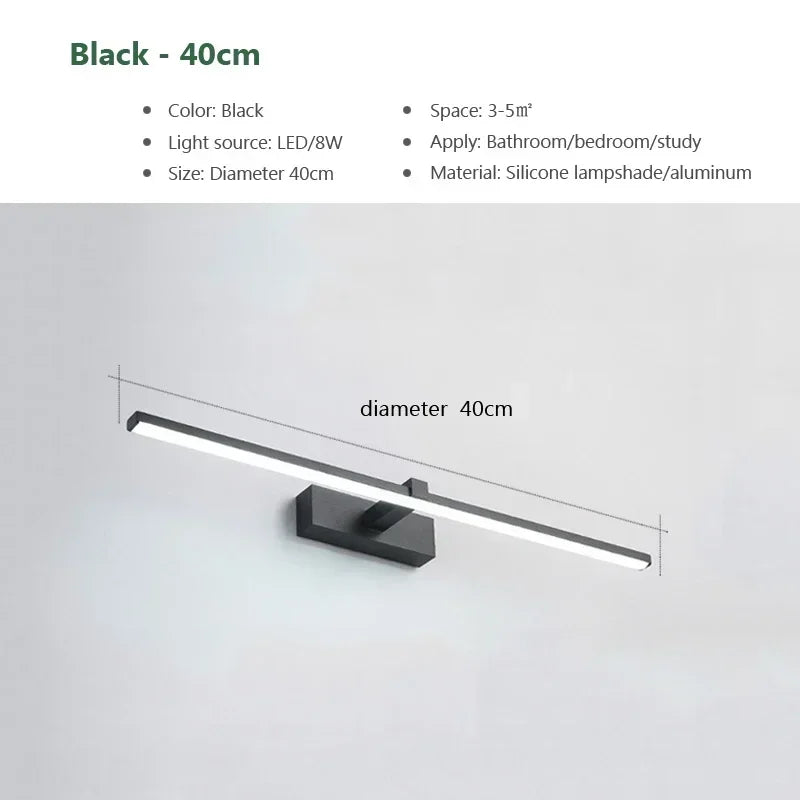 Lumitierra Lino — LED Wall Light for Bedrooms and Bathrooms