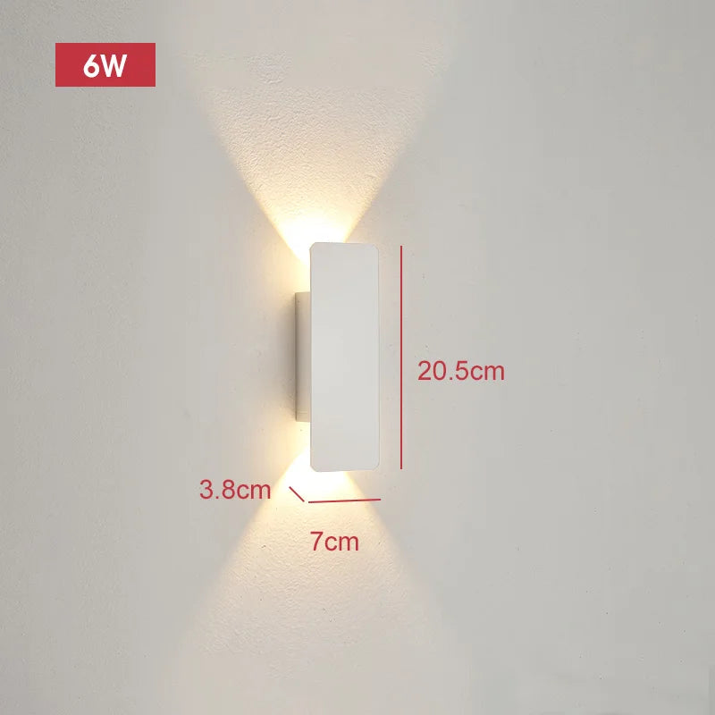 Lumitierra Section — 18W Aluminum Linear Outdoor Wall Light
