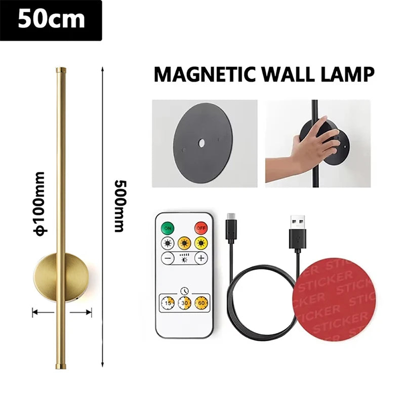 Lumitierra Cenit — Rechargeable LED Wall Light with Remote