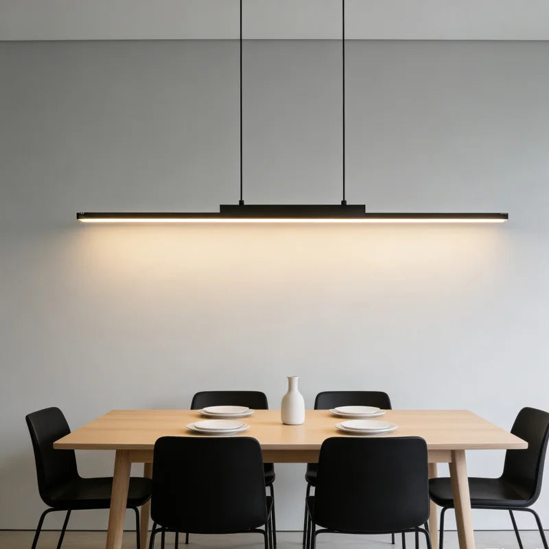 Lumitierra Estela — Linear Pendant Light for Dining Rooms