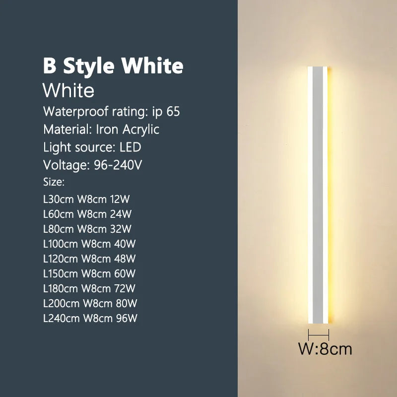 Lumitierra Peña — IP65 Outdoor LED Wall Sconce