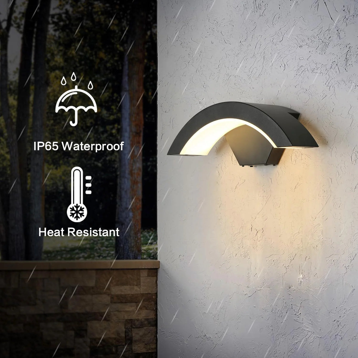 Lumitierra Ocaso — 24W Outdoor LED Wall Light