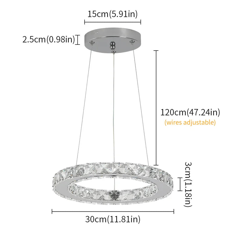 Lumitierra Selene, lámpara Colgante de Anillo LED (vista 8)